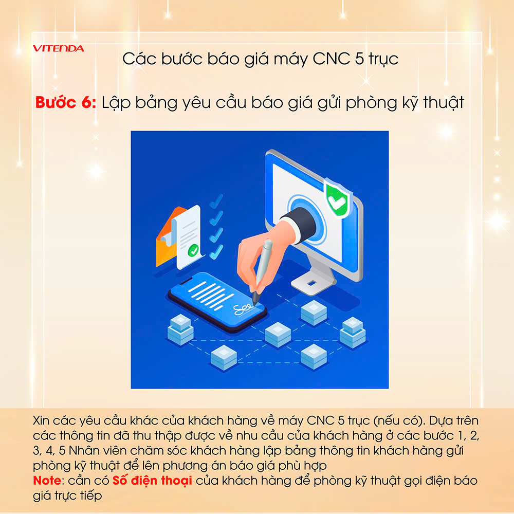 Các bước khai thác thông tin báo giá máy CNC 5 trục của Vitenda (6)